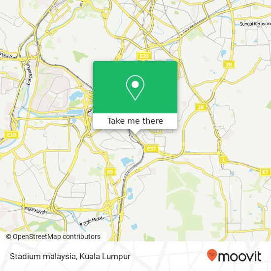 Peta Stadium malaysia