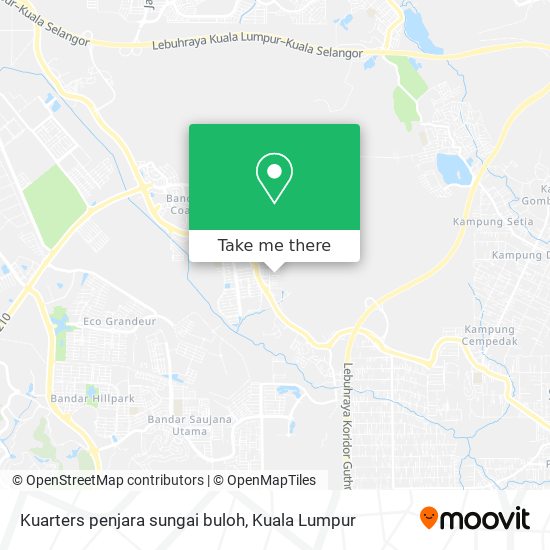 Kuarters penjara sungai buloh map
