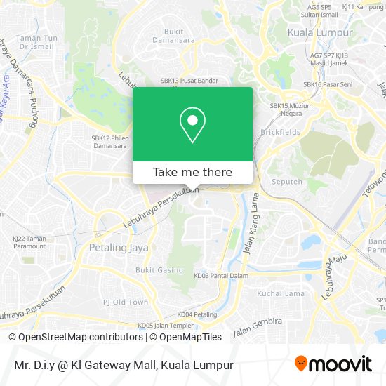 Mr. D.i.y @ Kl Gateway Mall map