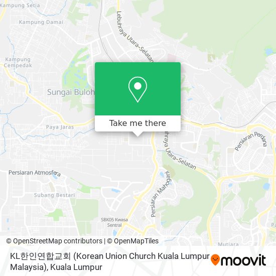 KL한인연합교회 (Korean Union Church Kuala Lumpur Malaysia) map