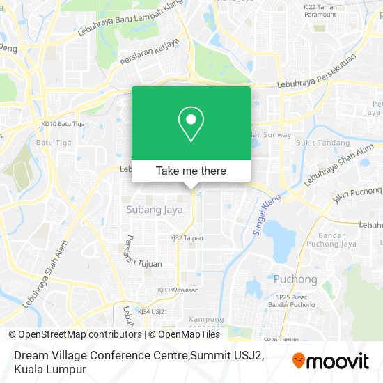 Dream Village Conference Centre,Summit USJ2 map