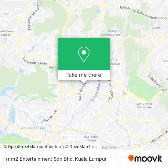 Peta mm2 Entertainment Sdn Bhd