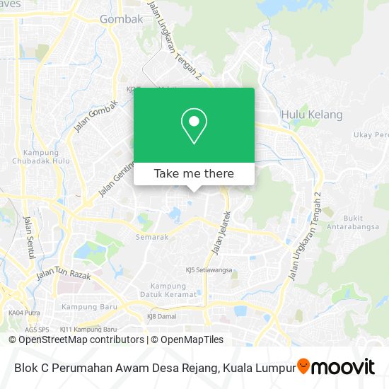 How To Get To Blok C Perumahan Awam Desa Rejang In Kuala Lumpur