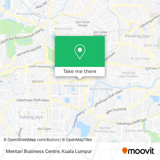 Mentari Business Centre map