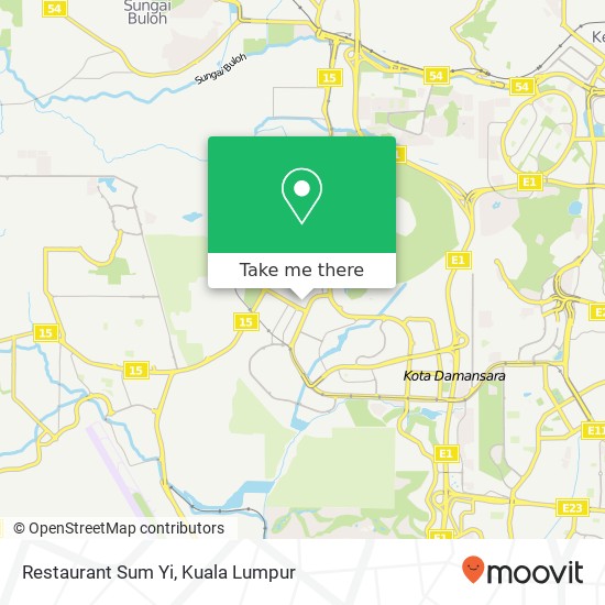 Restaurant Sum Yi map