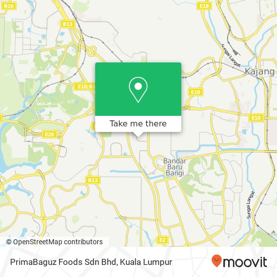 PrimaBaguz Foods Sdn Bhd map