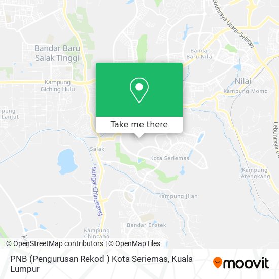 Peta PNB (Pengurusan Rekod ) Kota Seriemas