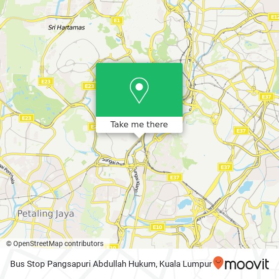 Bus Stop Pangsapuri Abdullah Hukum map
