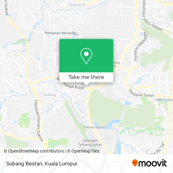 Subang Bestari map