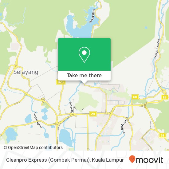 Cleanpro Express (Gombak Permai) map