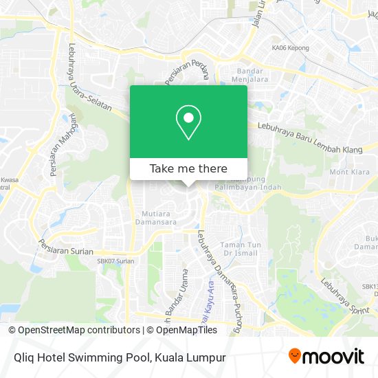 Qliq Hotel Swimming Pool map