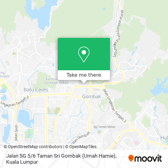 Jalan SG 5 / 6 Taman Sri Gombak (Umah Hamie) map