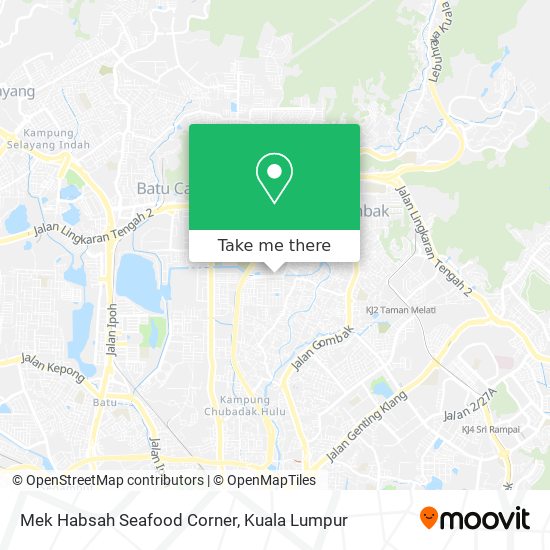Mek Habsah Seafood Corner map