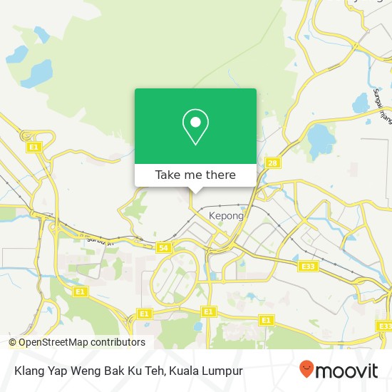 Peta Klang Yap Weng Bak Ku Teh