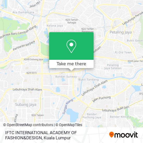 IFTC INTERNATIONAL ACADEMY OF FASHION&DESIGN map