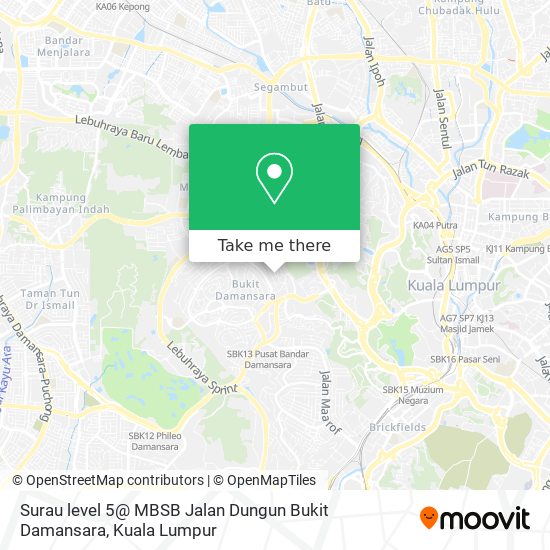 Surau level 5@ MBSB Jalan Dungun Bukit Damansara map