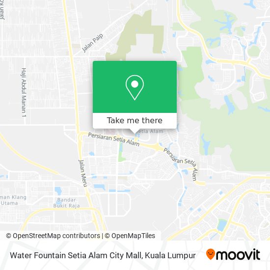Peta Water Fountain Setia Alam City Mall
