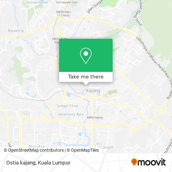 Ostia kajang map