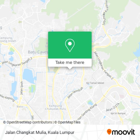 Peta Jalan Changkat Mulia
