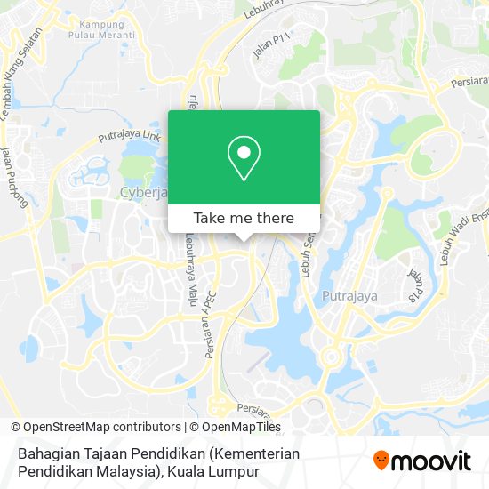 Bahagian Tajaan Pendidikan (Kementerian Pendidikan Malaysia) map