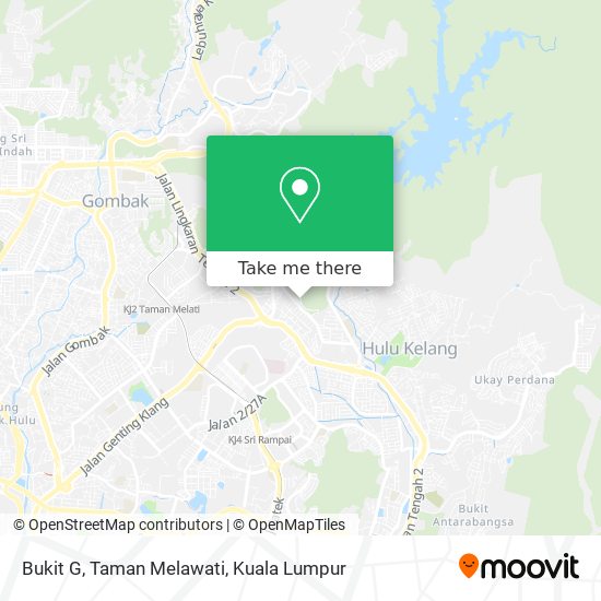 Peta Bukit G, Taman Melawati