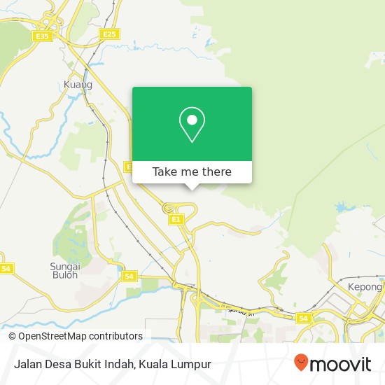 Jalan Desa Bukit Indah map
