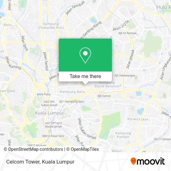 Celcom Tower map