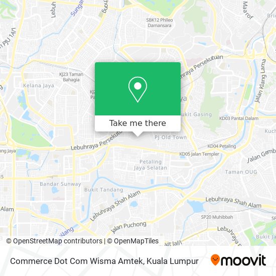 Peta Commerce Dot Com Wisma Amtek
