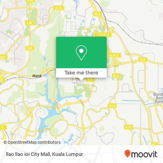 llao llao ioi City Mall map