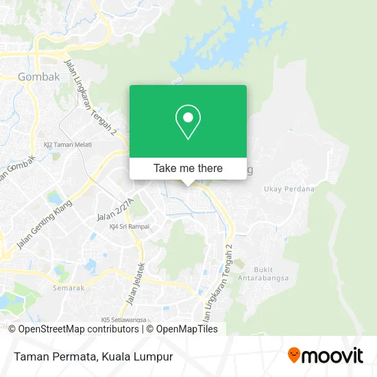 Taman Permata map