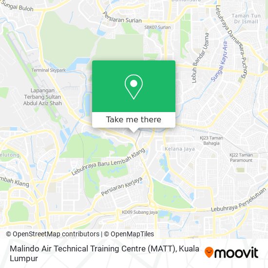 Peta Malindo Air Technical Training Centre (MATT)