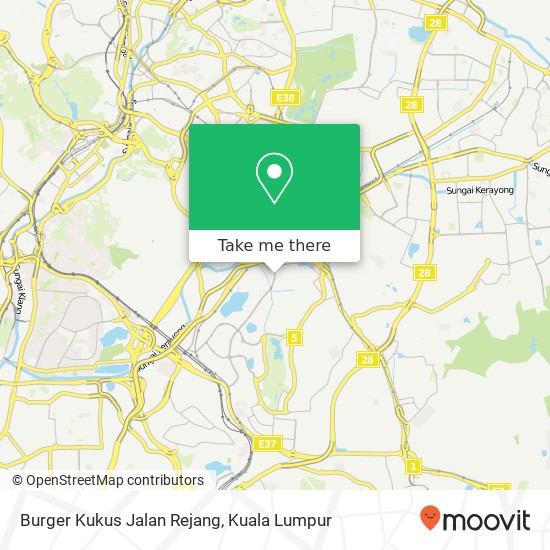 Burger Kukus Jalan Rejang map