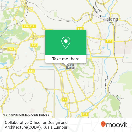 Collaberative Office for Design and Architecture(CODA) map