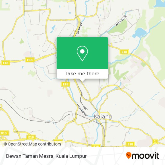 Dewan Taman Mesra map