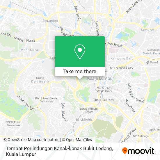 Tempat Perlindungan Kanak-kanak Bukit Ledang map