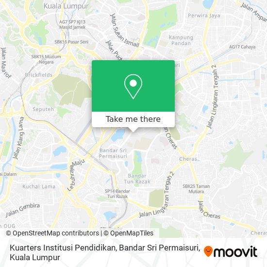 Kuarters Institusi Pendidikan, Bandar Sri Permaisuri map