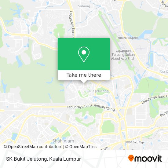 SK Bukit Jelutong map