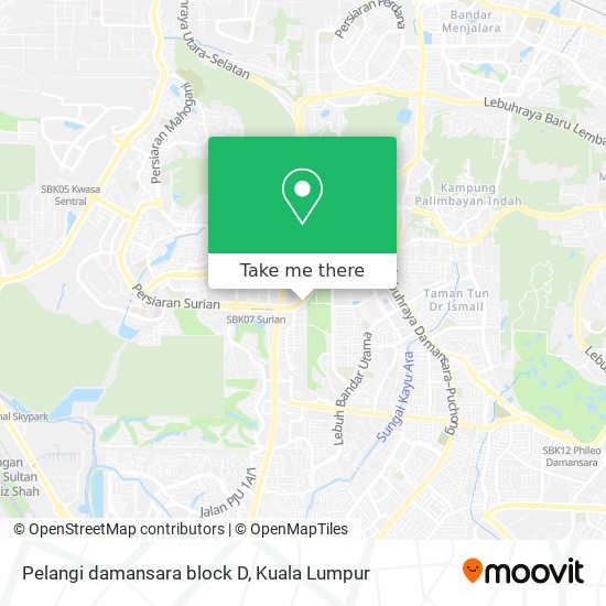 Pelangi damansara block D map