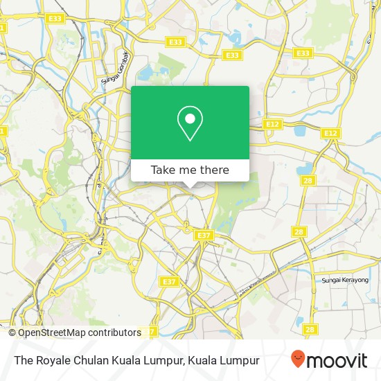 The Royale Chulan Kuala Lumpur map