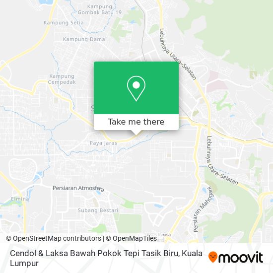 Cendol & Laksa Bawah Pokok Tepi Tasik Biru map