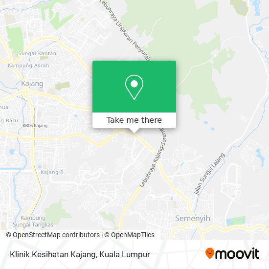 如何坐公交 捷运和轻快铁或火车去hulu Langat的klinik Kesihatan Kajang