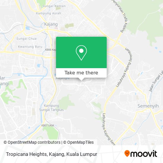 Tropicana Heights, Kajang map