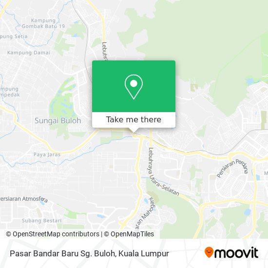 Pasar Bandar Baru Sg. Buloh map