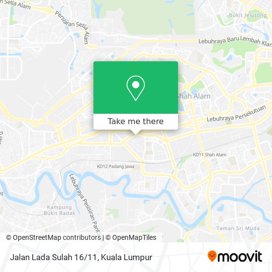 Jalan Lada Sulah 16/11 map