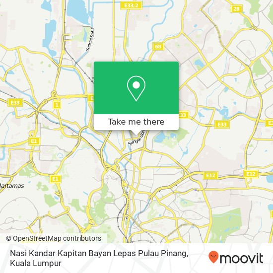 Peta Nasi Kandar Kapitan Bayan Lepas Pulau Pinang