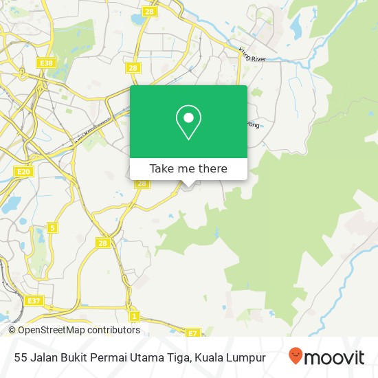 55 Jalan Bukit Permai Utama Tiga map