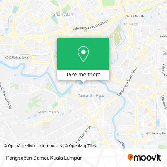 Pangsapuri Damai map