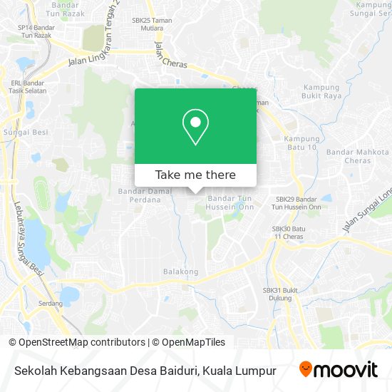 Sekolah Kebangsaan Desa Baiduri map