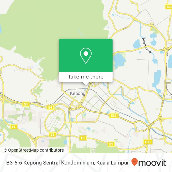 B3-6-6 Kepong Sentral Ķondominium map