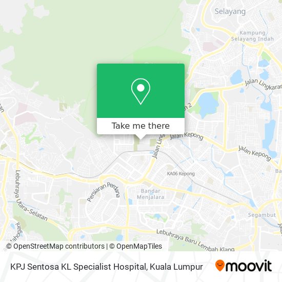 KPJ Sentosa KL Specialist Hospital map